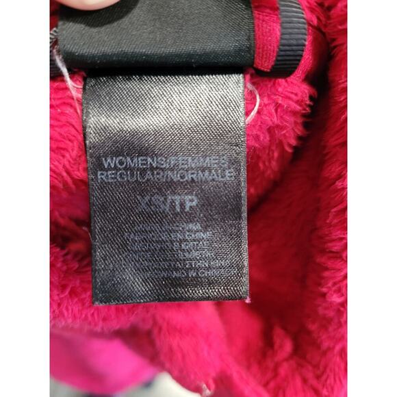 The North Face Women's Osito S Fleece Stand Collar Long Sleeve Jacket Pink #8 - Picture 4 of 4
